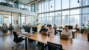 cheapest free zone setup in Dubai modern office